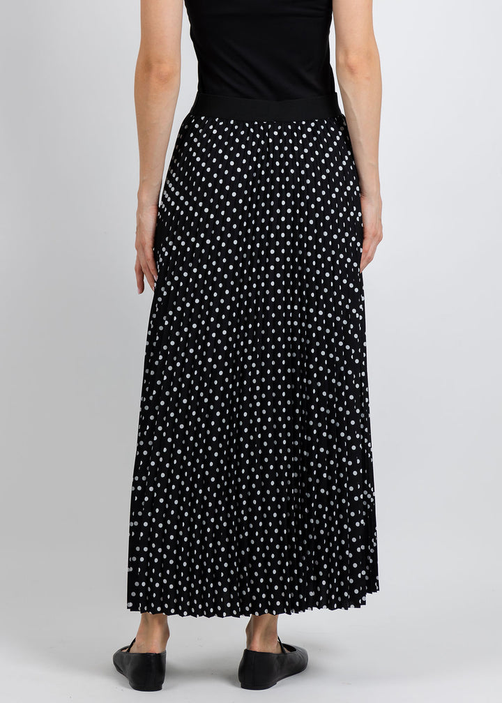 Leo & Ugo Polka Dot Skirt in Black/White available at Barbara Katz