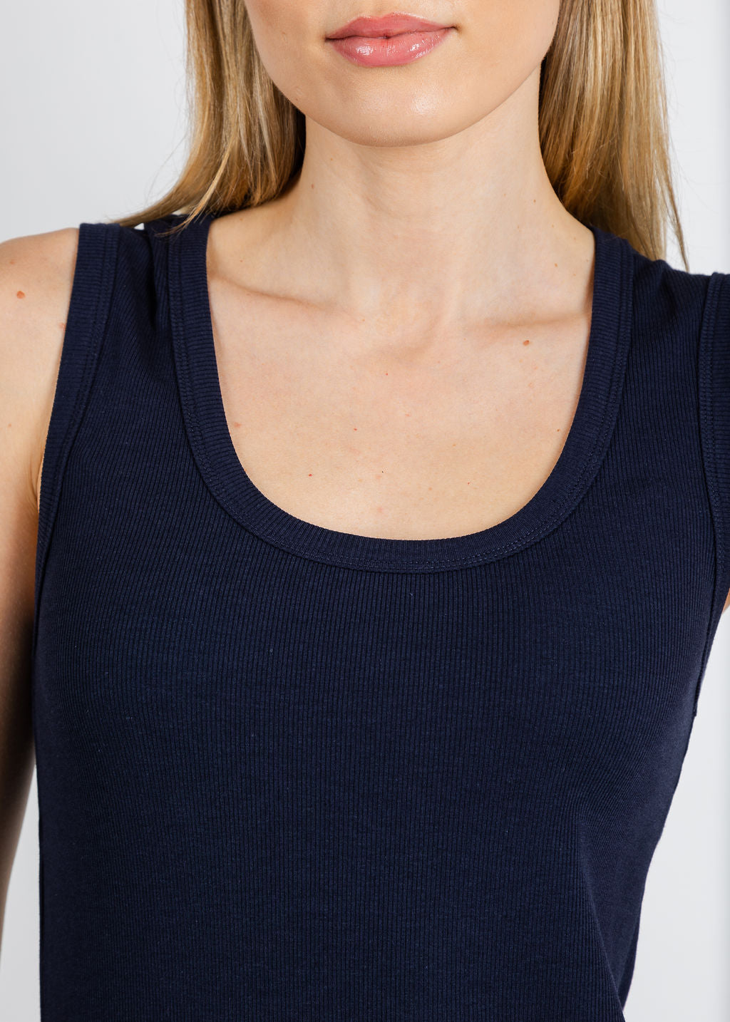 Leo & Ugo Sally Tank Top in Navy available at Barbara Katz