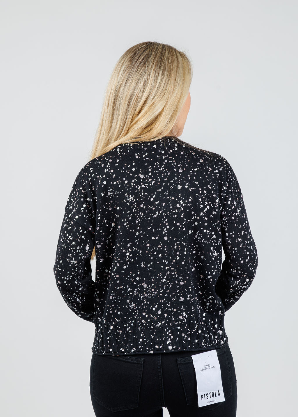 Lisa Todd Snow Sprinkle Sweater in Black  available at Barbara Katz