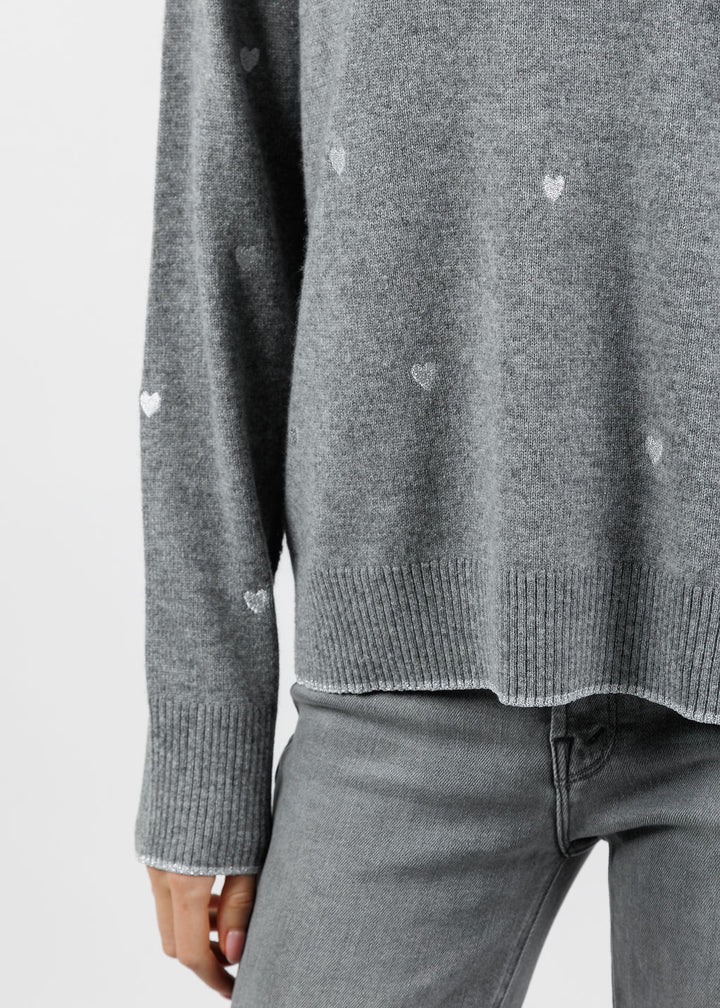 Lisa Todd Call It Love Sweater in Fog available at Barbara Katz