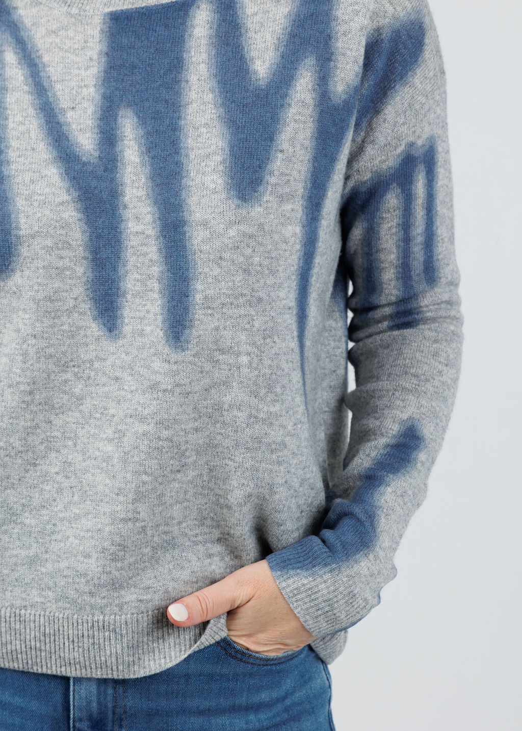Lisa Todd Freeform Sweater in Stone available at Barbara Katz