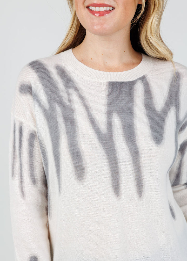 Lisa Todd Freeform Sweater in Winter White available at Barbara Katz