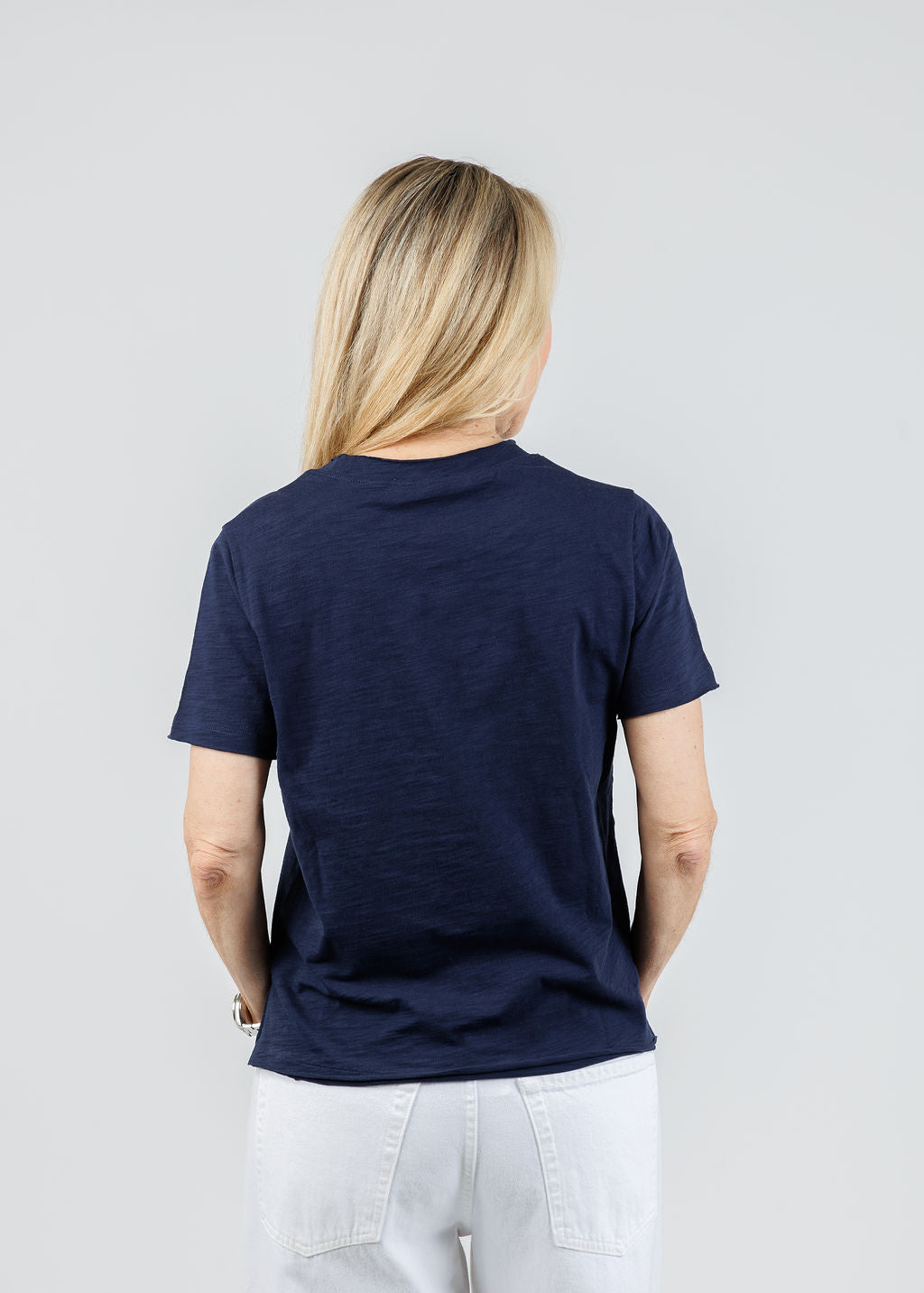 Lisa Todd Hello Love Tee in Navy available at Barbara Katz