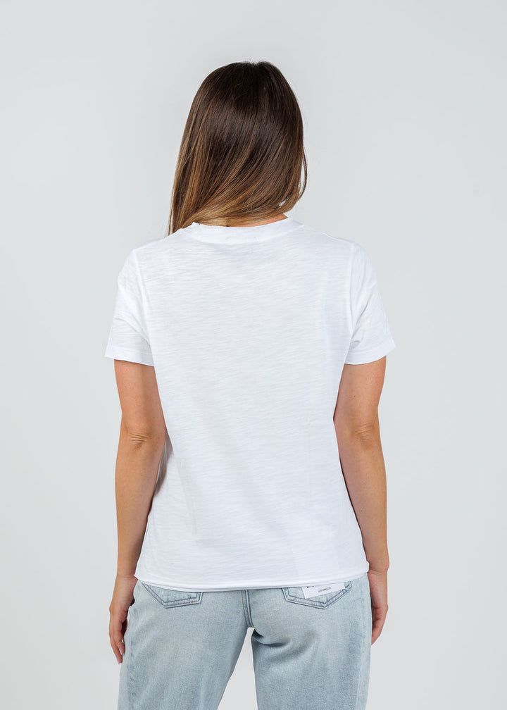 Lisa Todd Hello Love Tee in White available at Barbara Katz