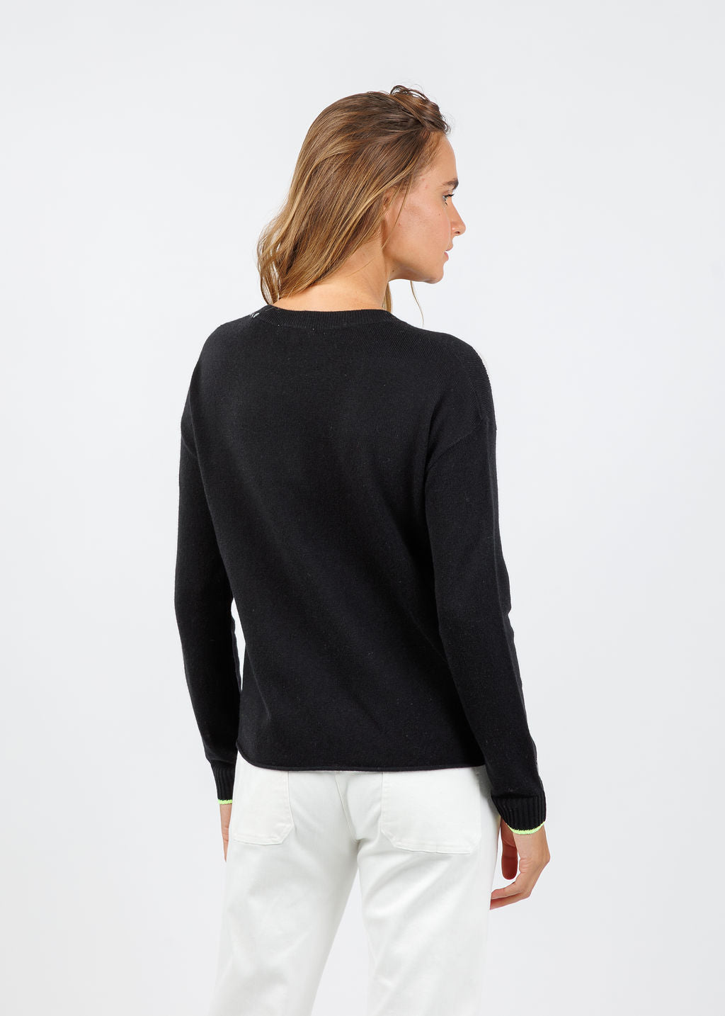 Lisa Todd Hot For Dots Sweater in Black available at Barbara Katz