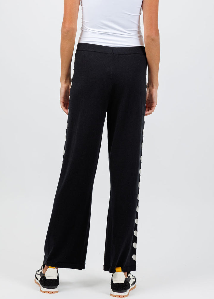 Lisa Todd Love Track Pants in Black available at Barbara Katz