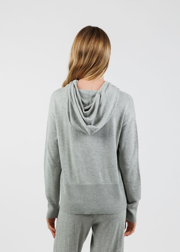 Lisa Todd Poppy Hoodie in Fog available at Barbara Katz