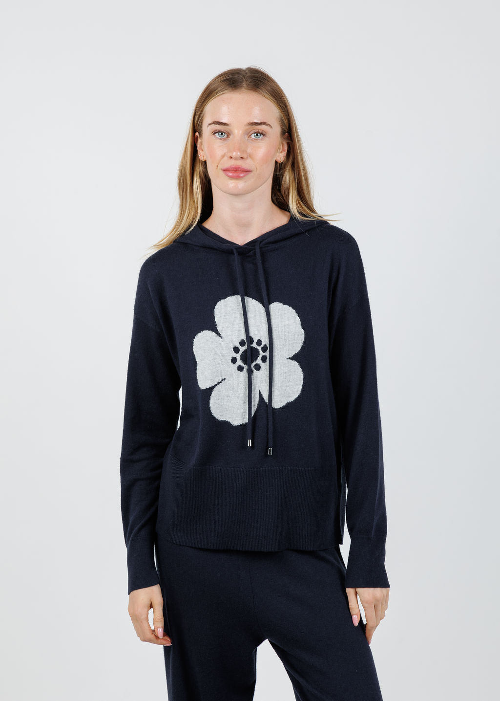 Lisa Todd Poppy Hoodie in Midnight available at Barbara Katz