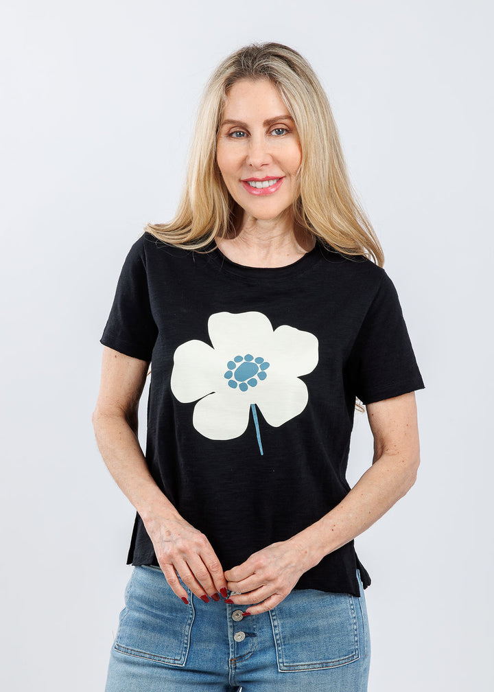 Lisa Todd Posy Posse Tee in Black available at Barbara Katz