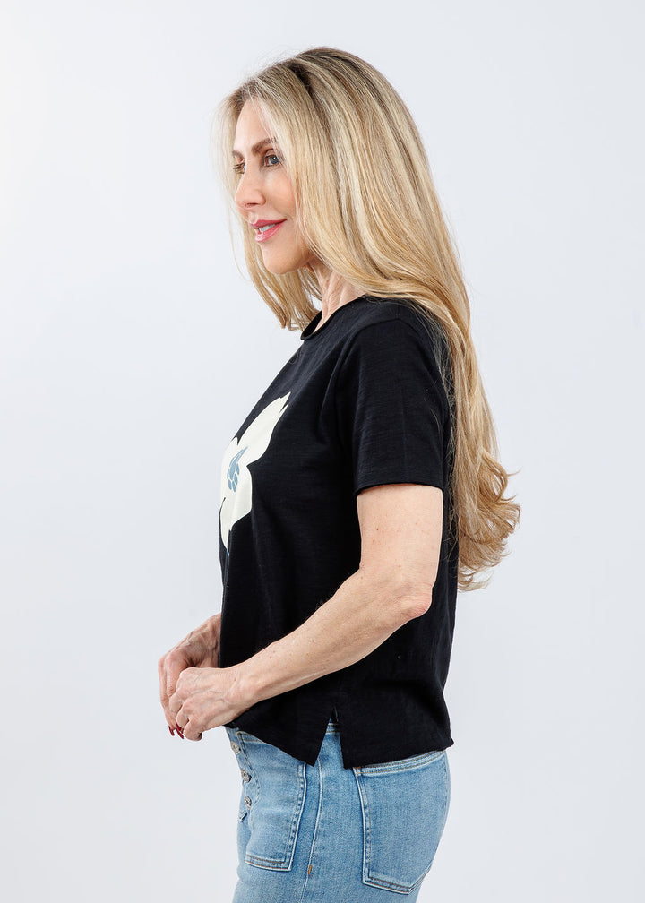 Lisa Todd Posy Posse Tee in Black available at Barbara Katz
