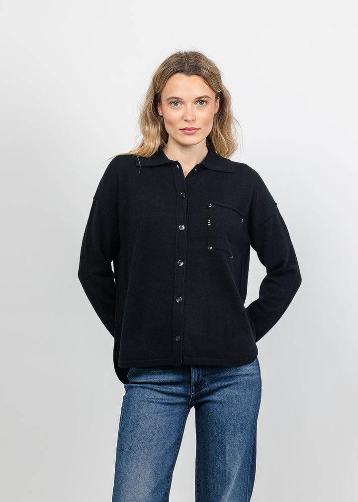Lisa Todd The Big Shirt in Onyx available at Barbara Katz