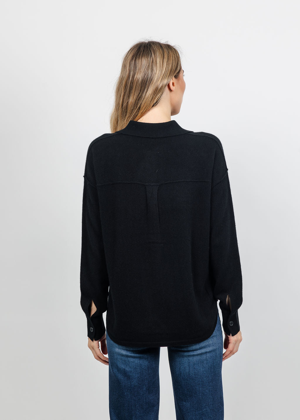 Lisa Todd The Big Shirt in Onyx available at Barbara Katz