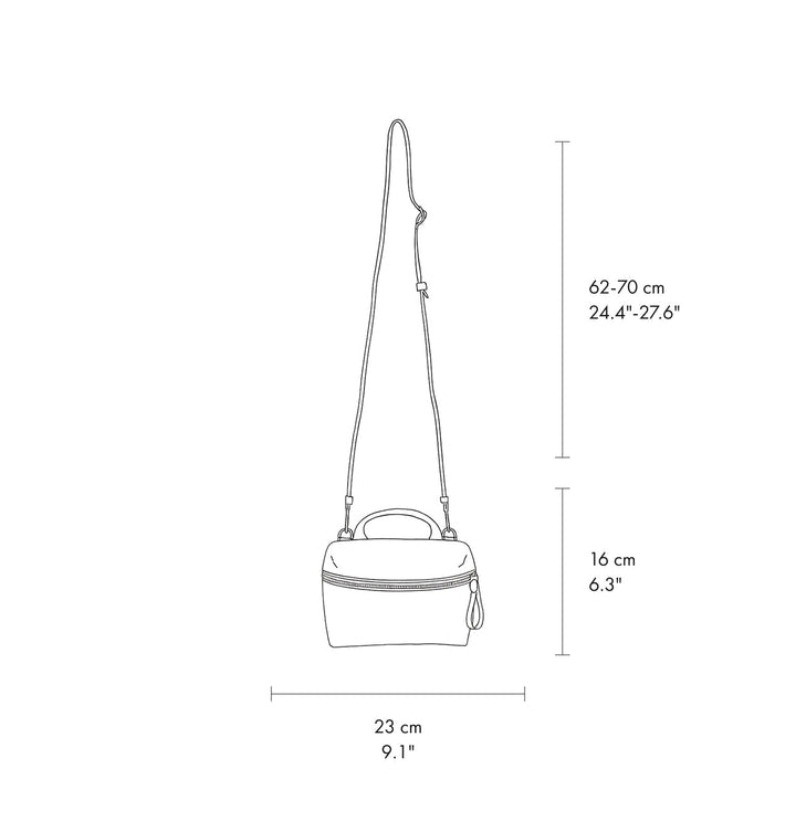 Daniella Lehavi Chicago Box Bag measurements