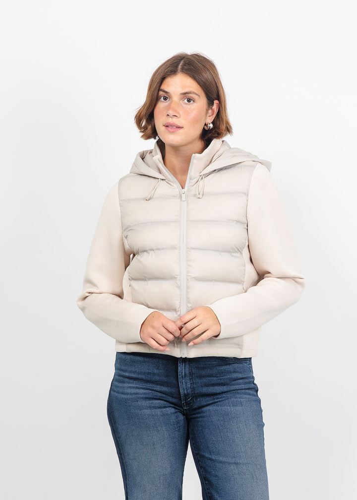 Lola &amp; Sophie Adriana Jacket in Beige available at Barbara Katz