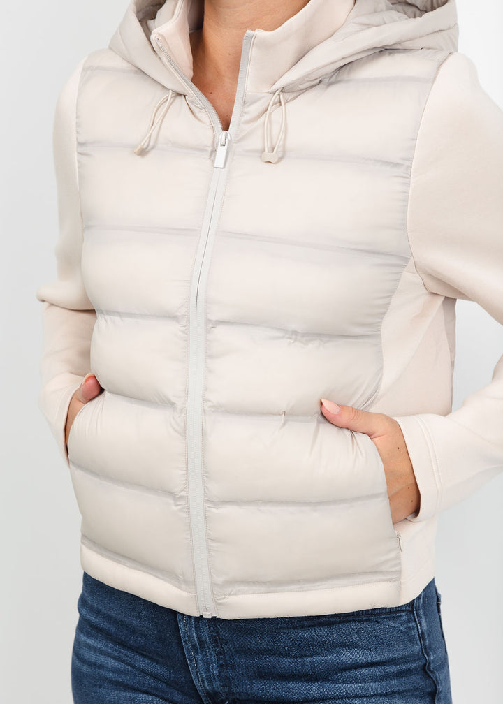 Lola &amp; Sophie Adriana Jacket in Beige available at Barbara Katz