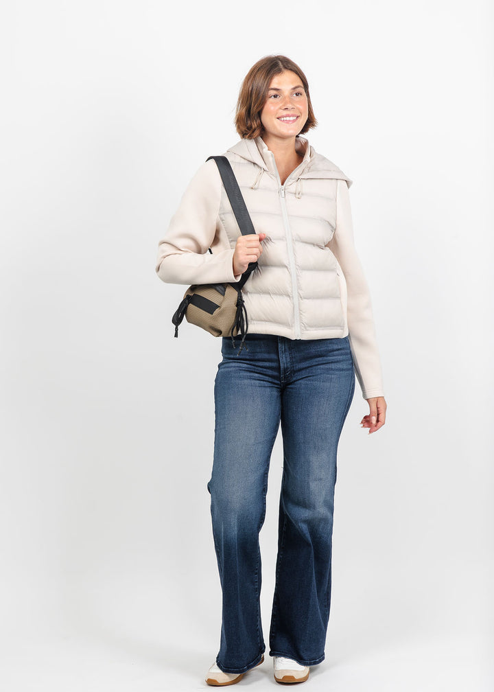 Lola &amp; Sophie Adriana Jacket in Beige available at Barbara Katz