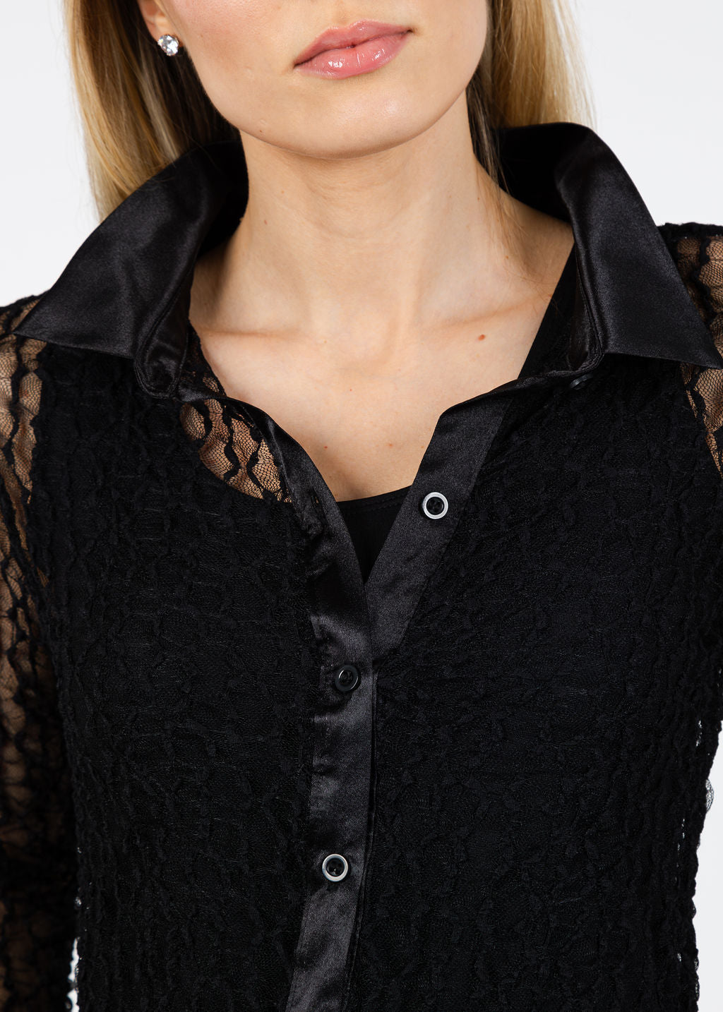 Lola & Sophie Kate Novelty Top in Black available at Barbara Katz