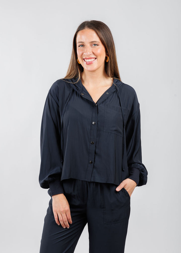 Astrid Hoodie Jacket With Pocket - Nightwatch