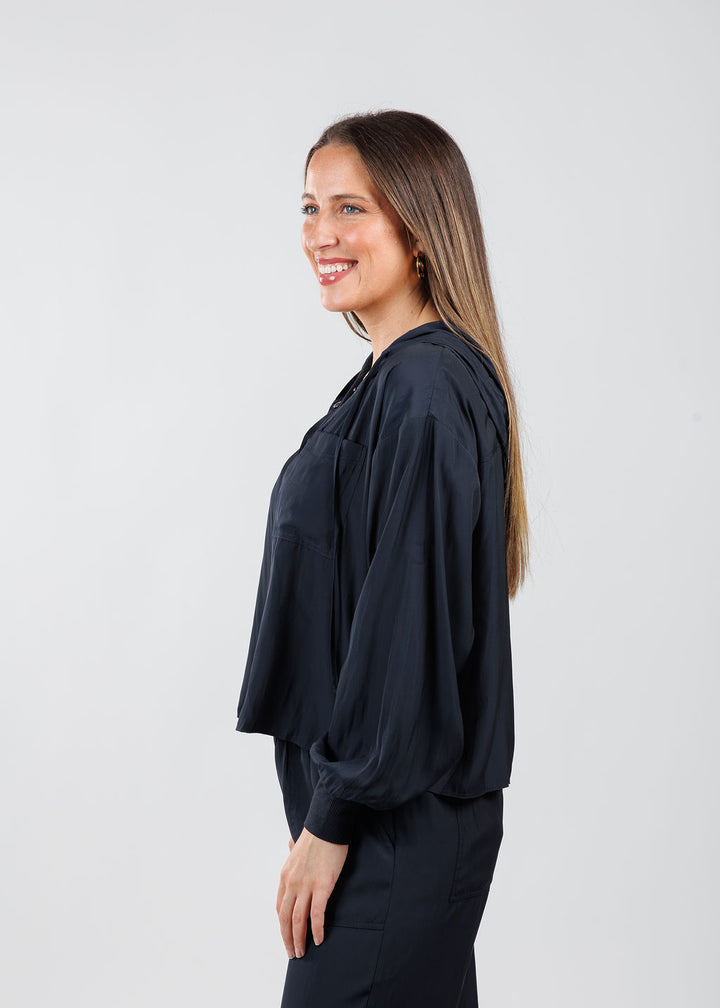 Astrid Hoodie Jacket With Pocket - Nightwatch