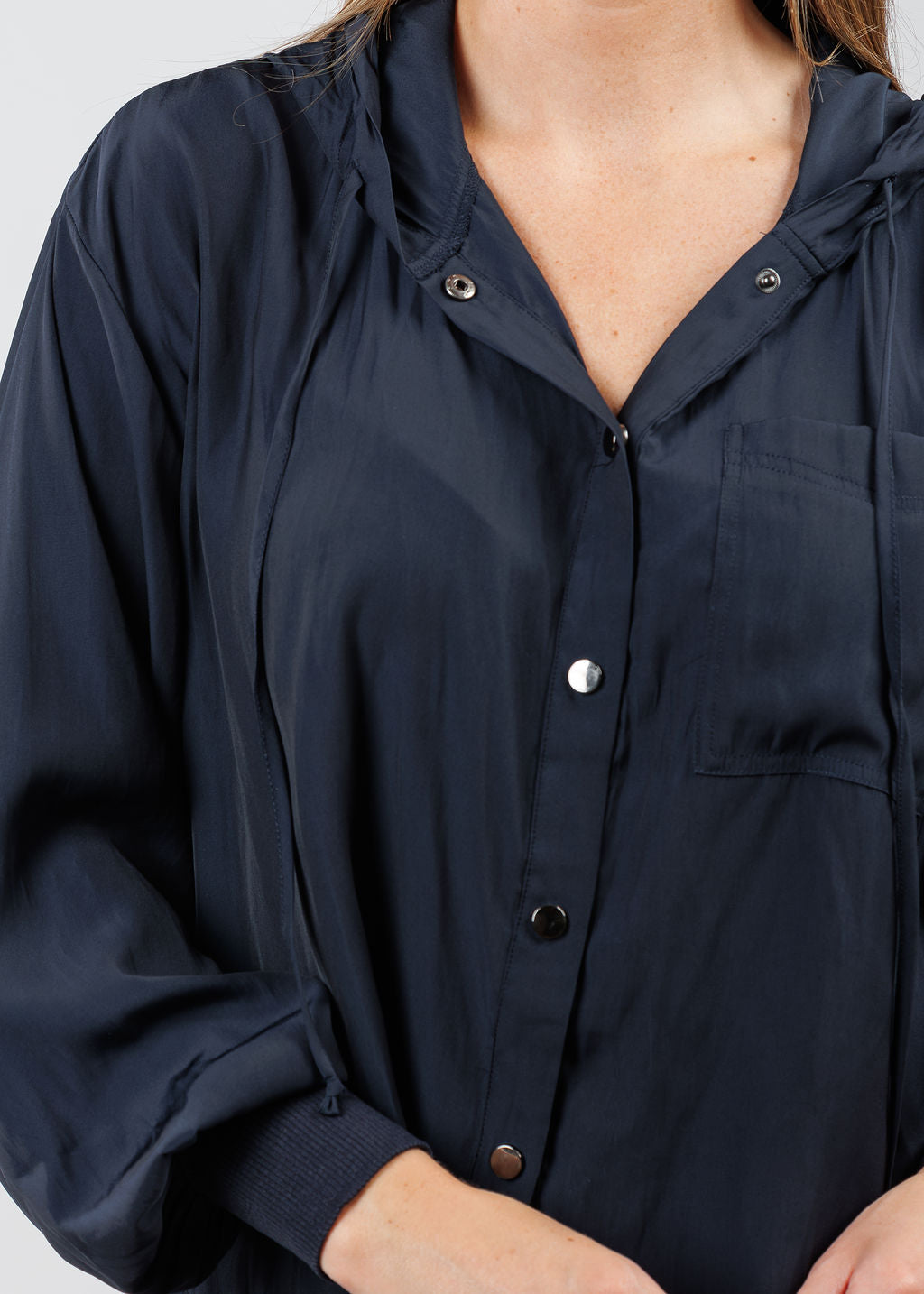 Astrid Hoodie Jacket With Pocket - Nightwatch