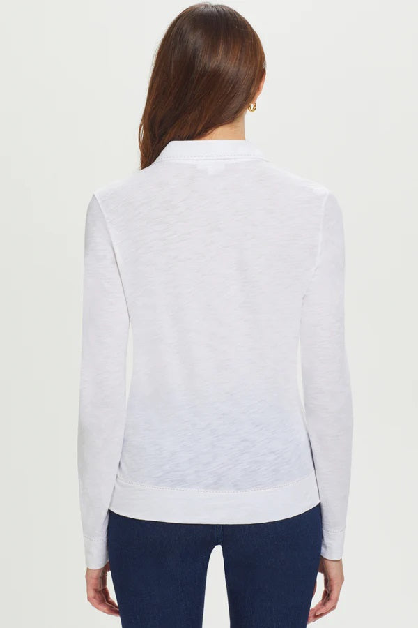 Long Sleeve Embroidered Button Down