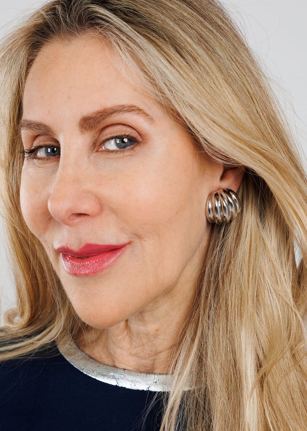 BK Jewelry Shrimp Silver Clip Earrings available at Barbara Katz