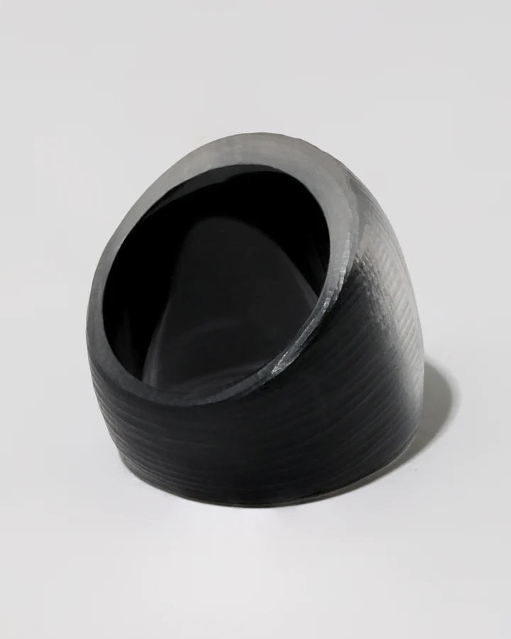 Lucite Block Ring - Black