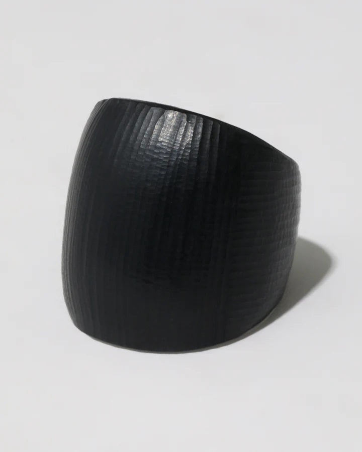 Lucite Block Ring - Black