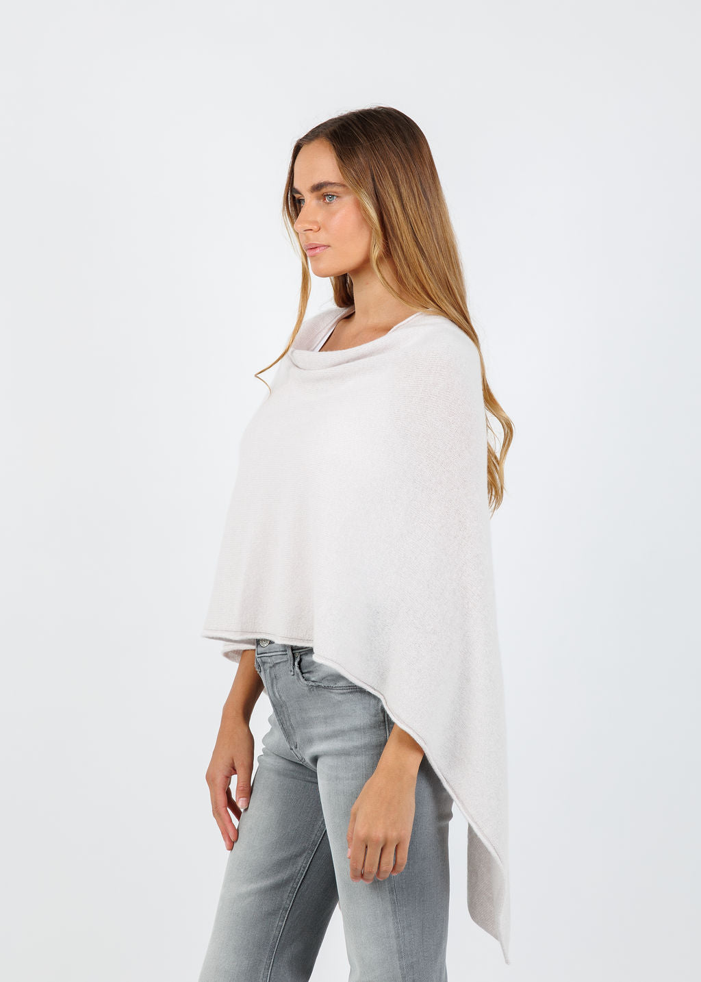 BK Lydia Lurex Topper in Champagne/Silver available at Barbara Katz