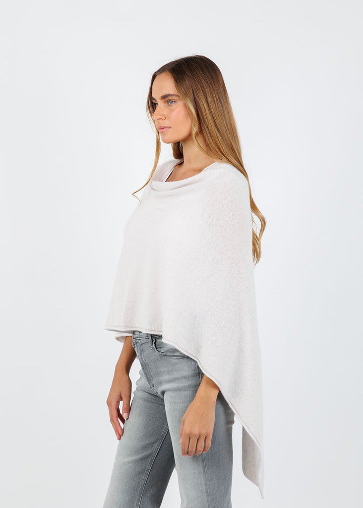 BK Lydia Lurex Topper in Champagne/Silver available at Barbara Katz