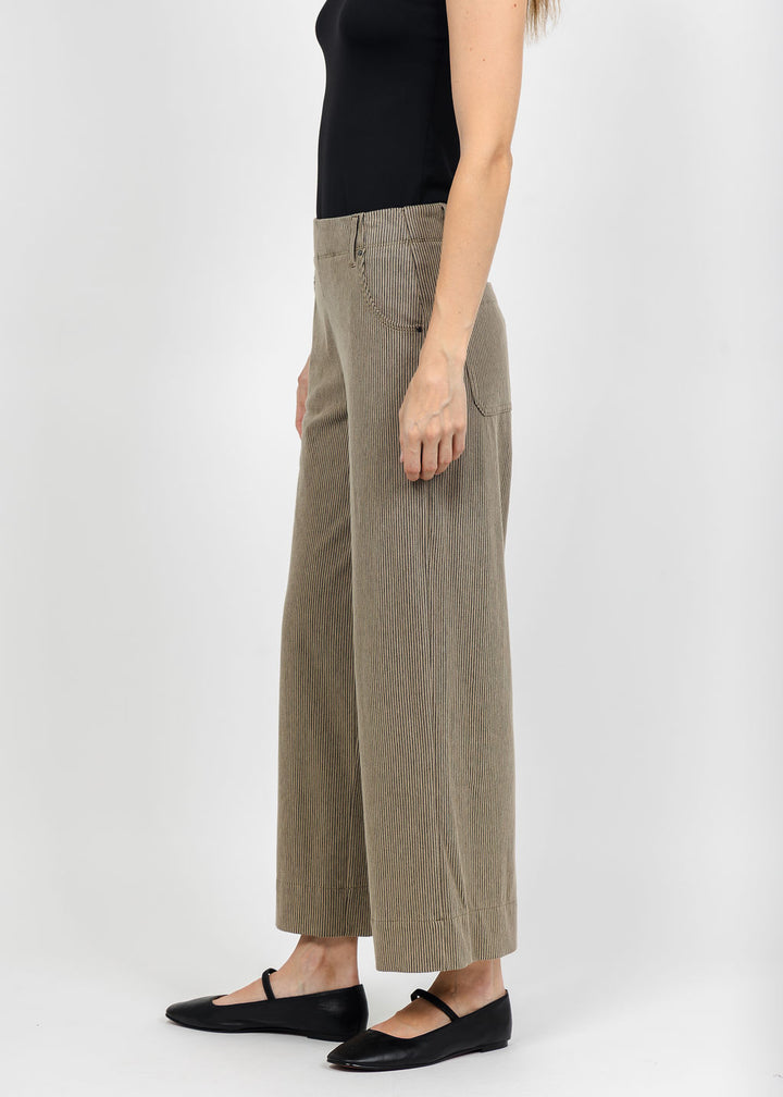 Lysse Clarke Wide Leg Denim - Everwood Sheen Line available at Barbara Katz