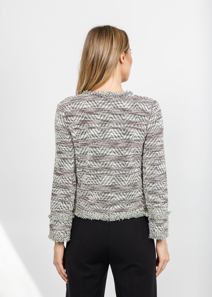 Lysse Cleo Tweed Jacket - Willow Weave available at Barbara Katz