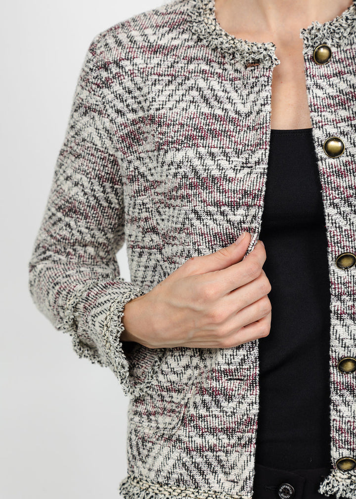 Lysse Cleo Tweed Jacket - Willow Weave available at Barbara Katz