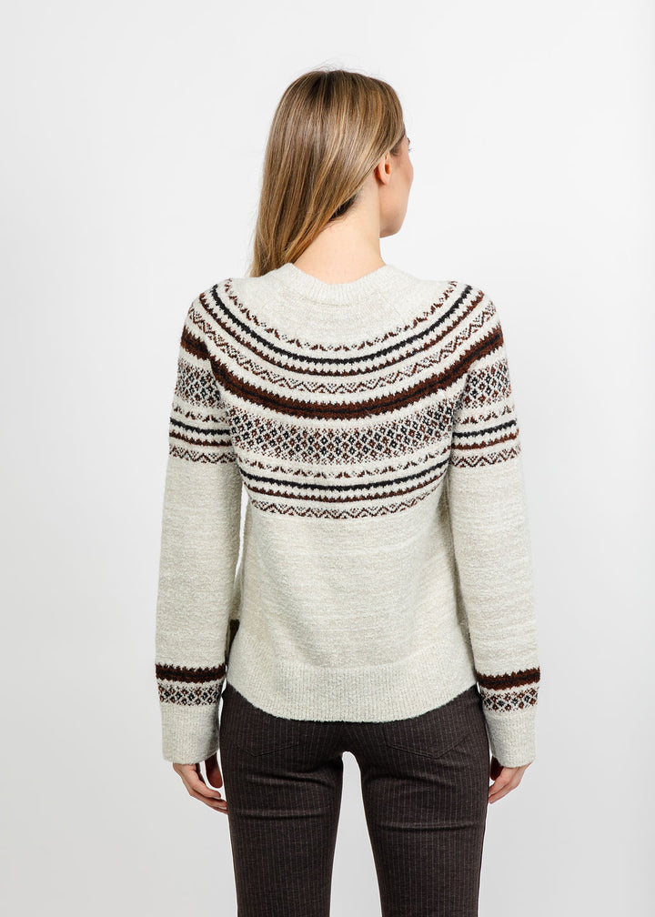 Lysse Harriet Fair Isle Sweater - Fair Isle Jacquard available at Barbara Katz