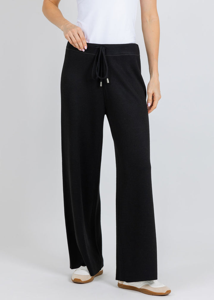 Lysse Odessa Reversible Lounge Pants in Black/Pearl Grey available at Barbara Katz