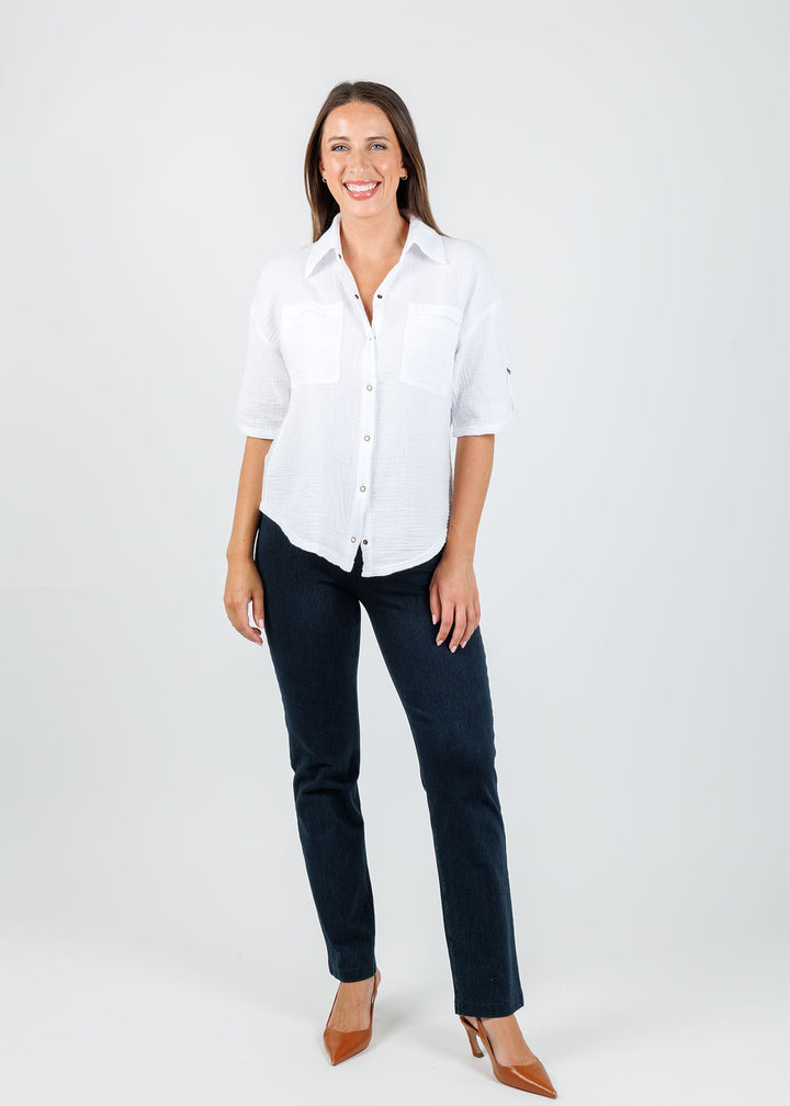 Lysse Spencer Straight Leg Denim - Indigo