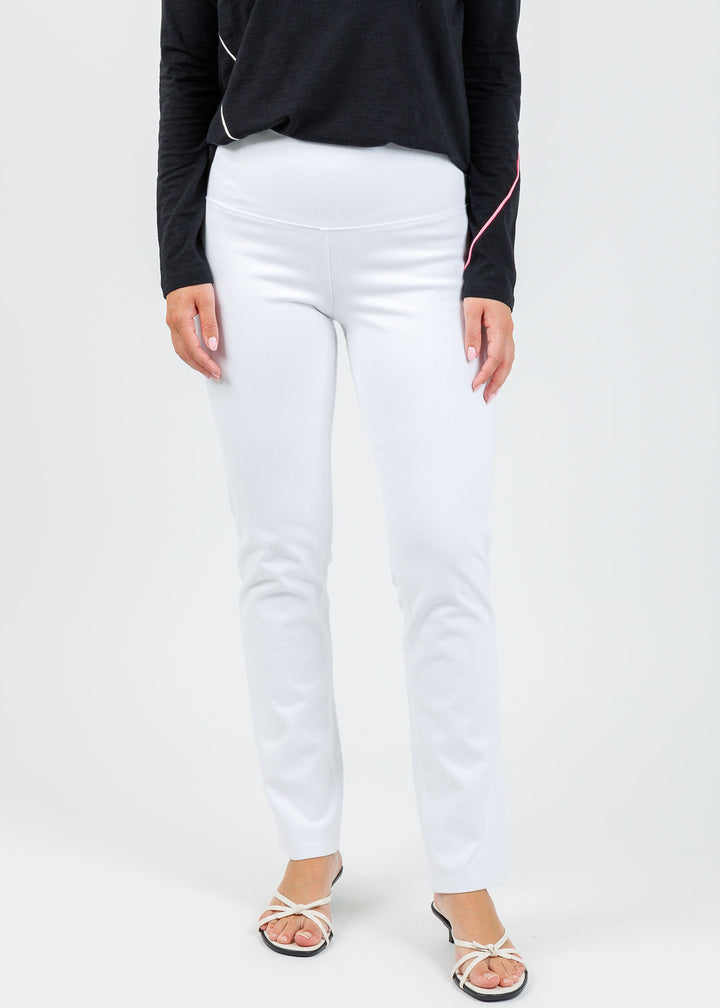 Lysse Spencer Straight Leg Denim - White