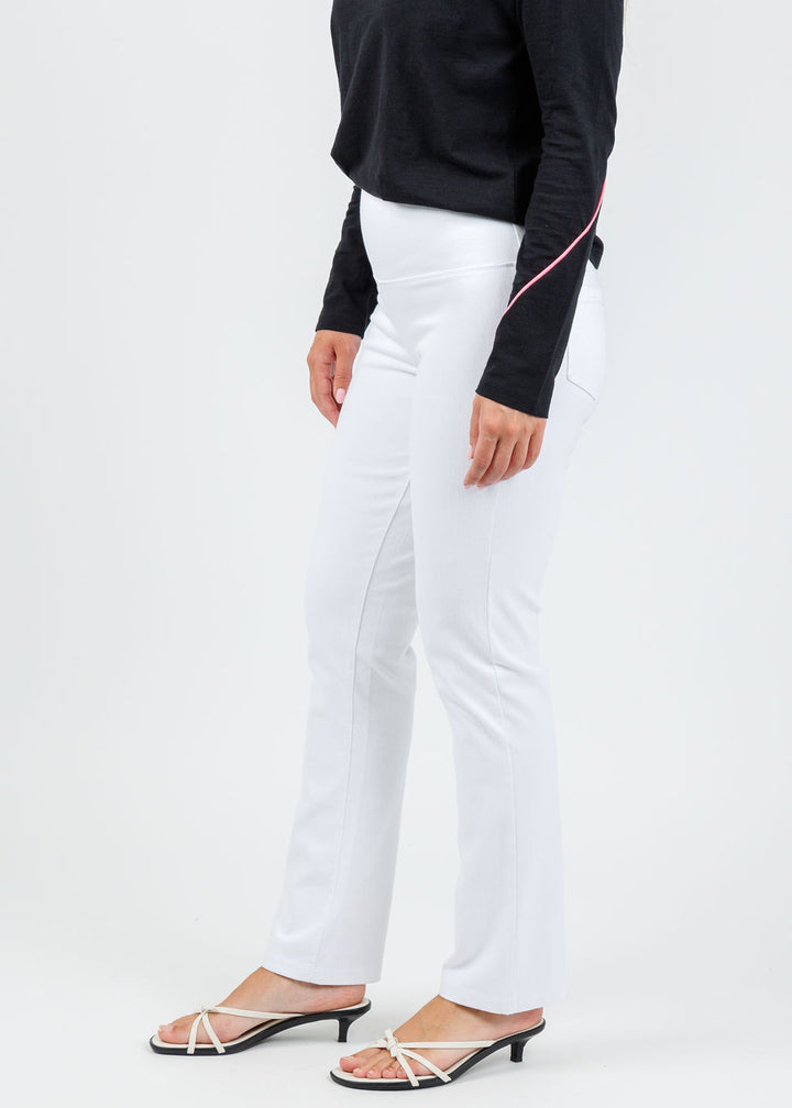 Lysse Spencer Straight Leg Denim - White