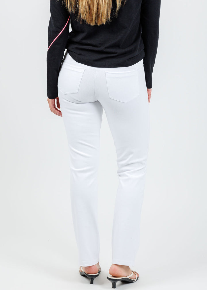 Lysse Spencer Straight Leg Denim - White