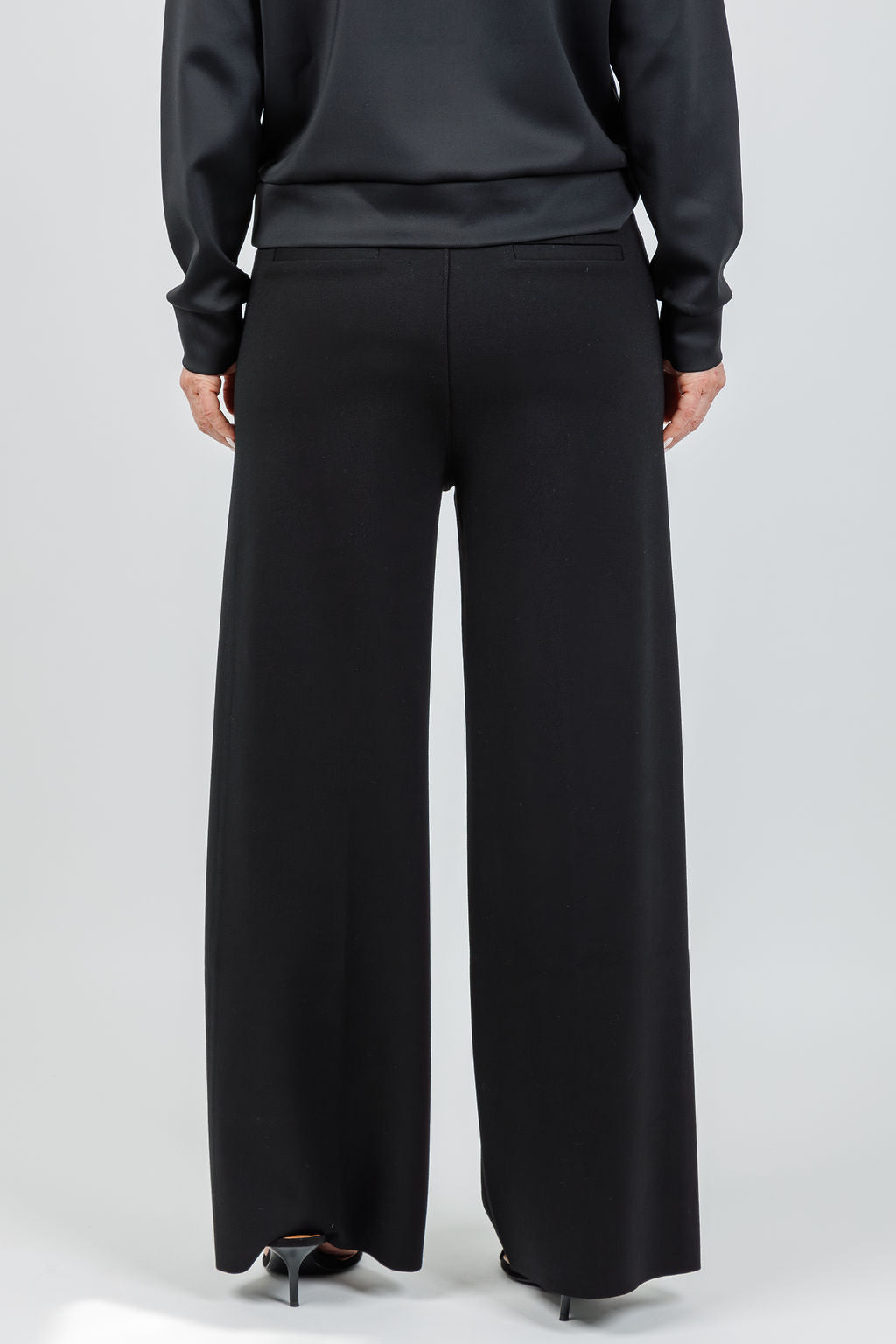 Lysse Denver Hi-Waist Wide Leg Pants in Black available at Barbara Katz