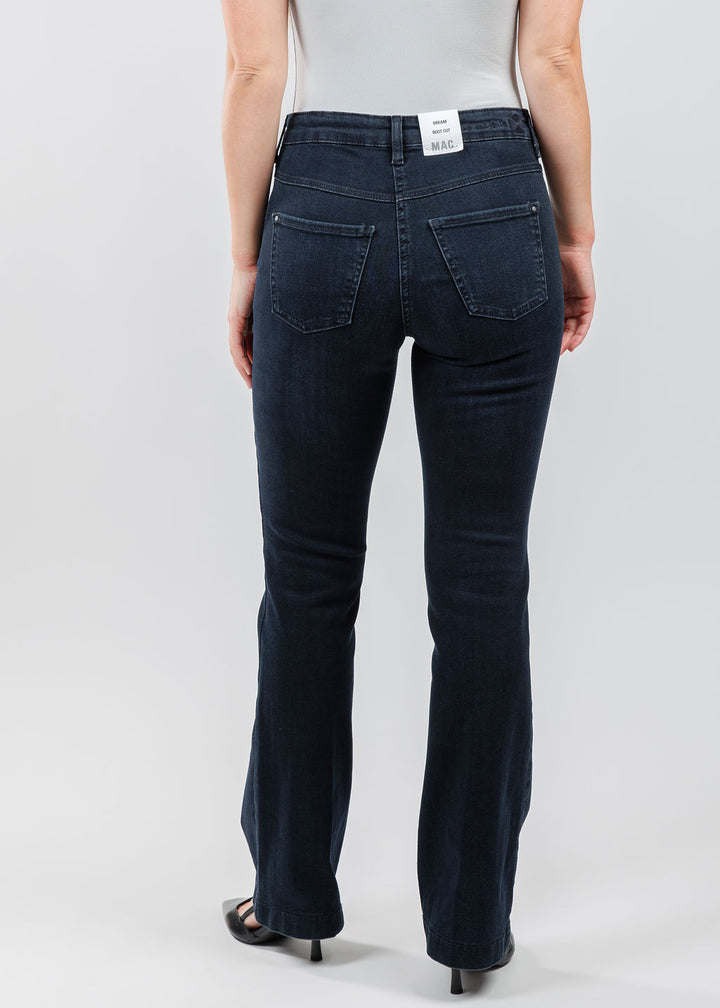 MAC Denim Dream Boot Jeans 32" in Midnight Blue Wash available at Barbara Katz