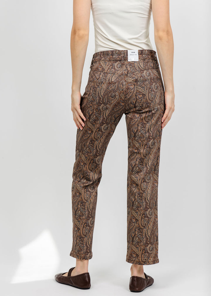 MAC Dream Crop Jeans 27" in Paisley Print available at Barbara Katz