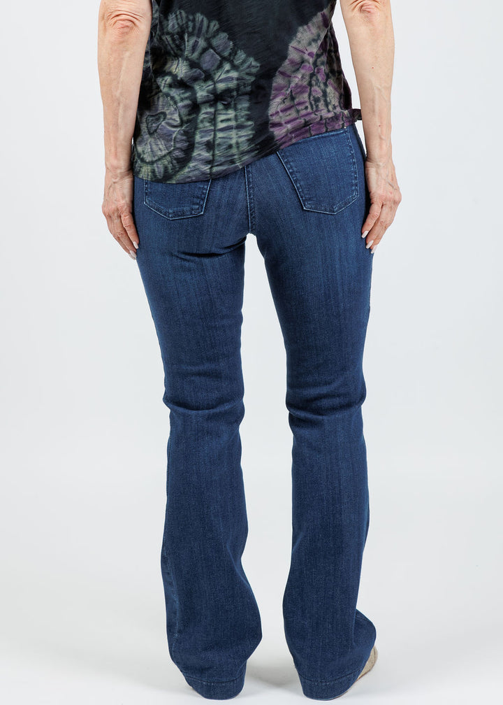 MAC Dream Boot Cut Jeans 32" in Denim available at Barbara Katz