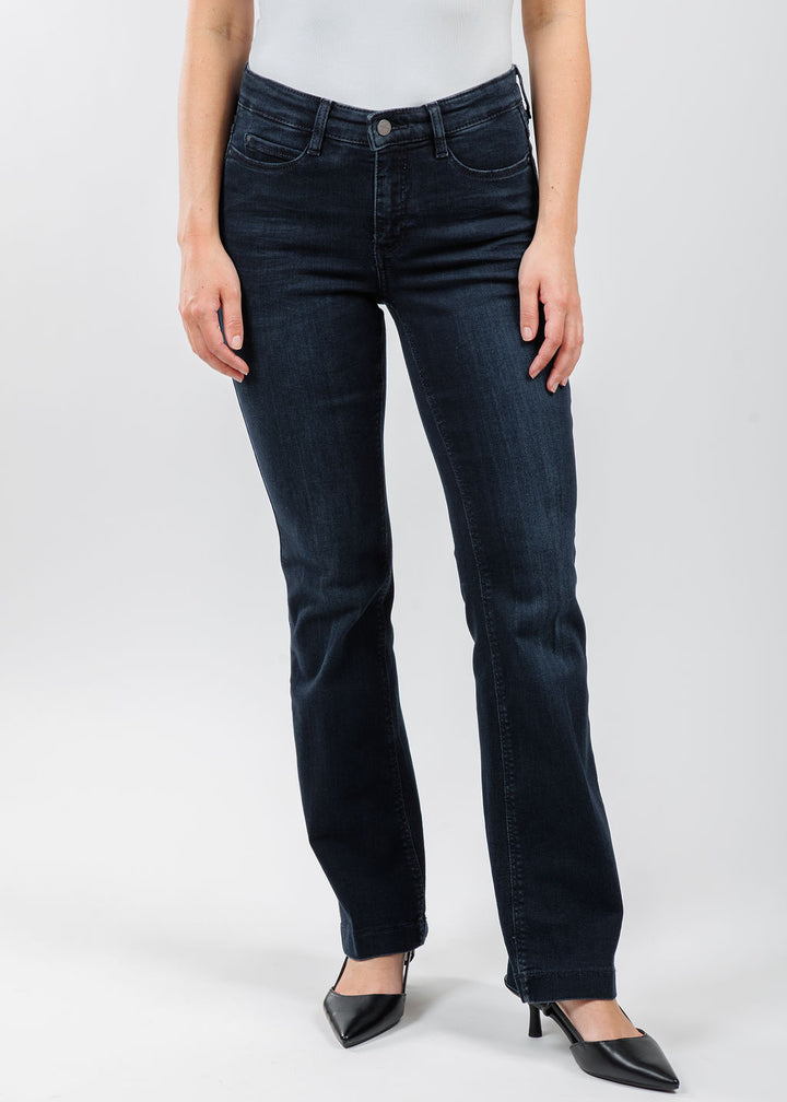 MAC Denim Dream Boot Jeans 32" in Midnight Blue Wash available at Barbara Katz