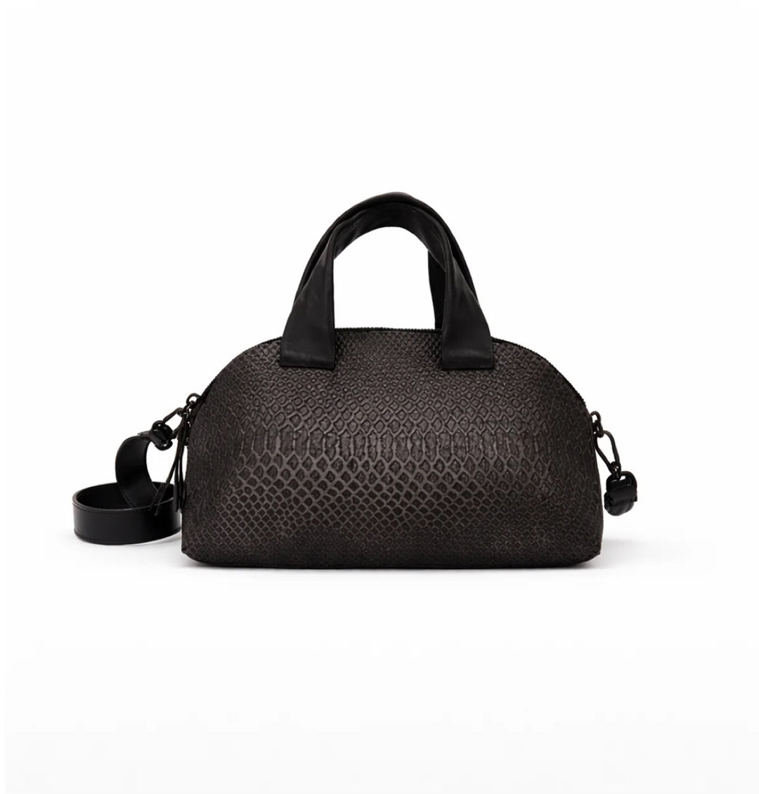Daniella Lehavi Malika Large Satchel Bag in Cocoa available at Barbara Katz