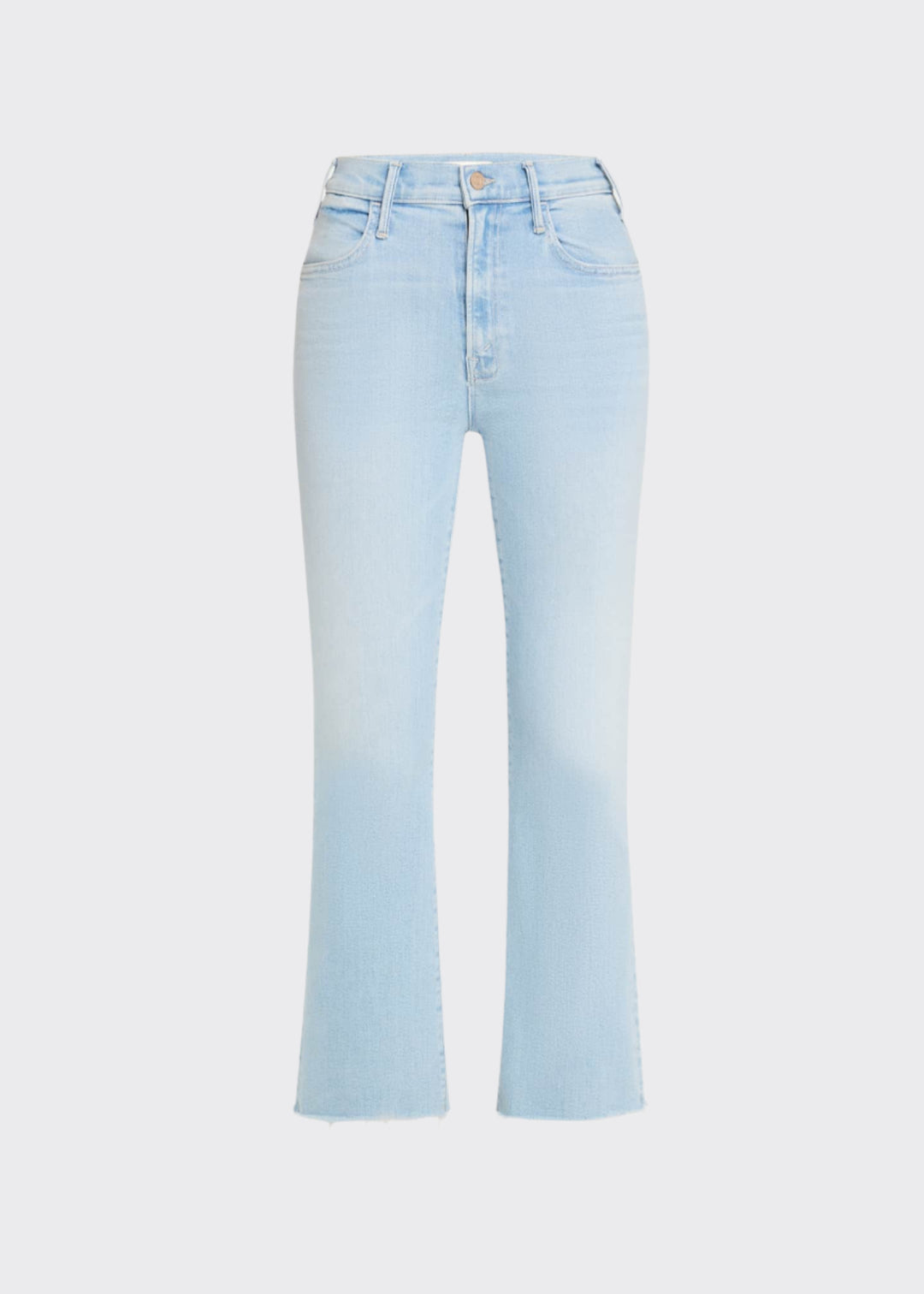 MOTHER The Hustler Ankle Fray Jeans in Ball's In Your Court available at Barbara Katz