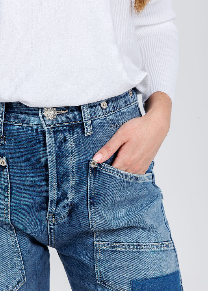 MAC Denim Baggy Straight Jeans available at Barbara Katz