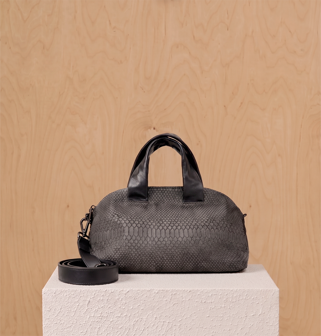 Daniella Lehavi Malika Medium Satchel Bag in Cocoa available at Barbara Katz