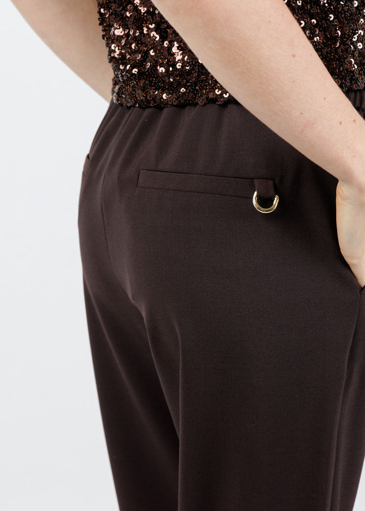 Marella Bruno Pants in Brown available at Barbara Katz