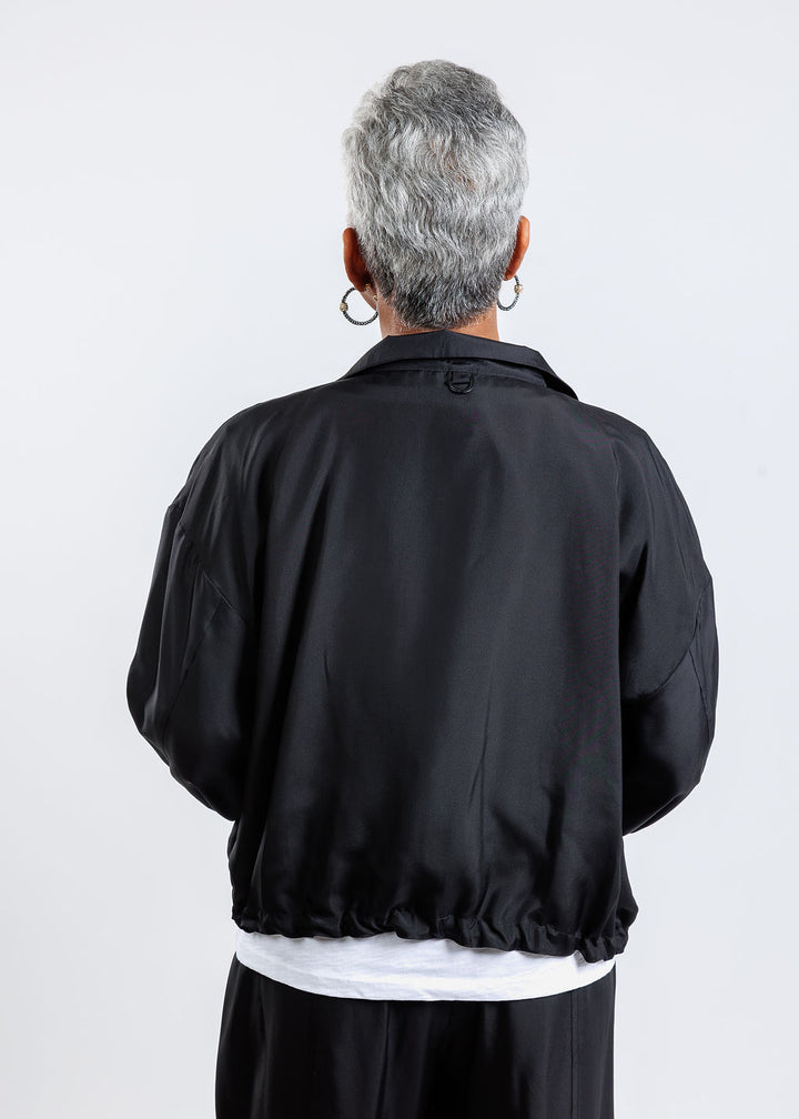 Marella Preside Jacket in Black available at Barbara Katz